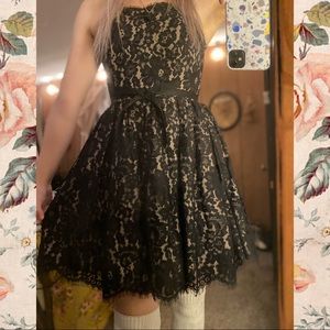 Fluffy Lace Party Dress